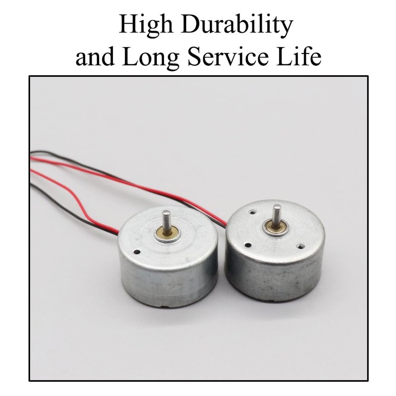 2Pcs DC Mini Motors, 3V-5V DC Generator Motor for DIY