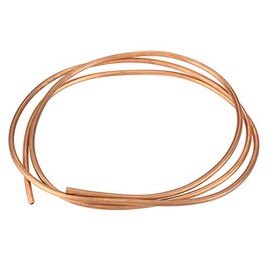 Soft Copper Coil Tube Pipe for Refrigeration Making Immersion Chiller ID 4mm OD 6mm Thickness 1mm 2m T2