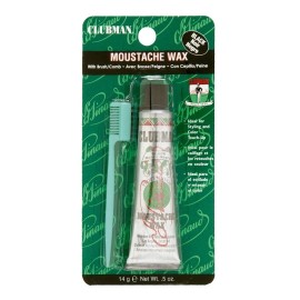 Clubman Pinaud Cera Bigote Y Barba Color Castaño 14 Gr