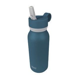 Built 32oz Cascade Bottle with Wide Mouth Straw Lid and Filter Teal