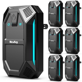 Ultrasonic Pest & Insect Repeller, Ultrasonic Repellent for Roach, Rodent, Mouse, Bugs, Mosquito, Mice, Spider, Ant,Electronic Plug in Pest Control,Black 6 Packs EPA Est. No. 105094-CHN-1