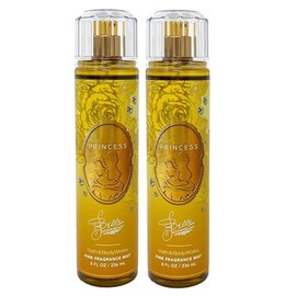 Bath and Body Work Limited Edition Princess Collection Belle 2 Pack Fragrance Mist Bundle - 8 fl oz / 236 mL each