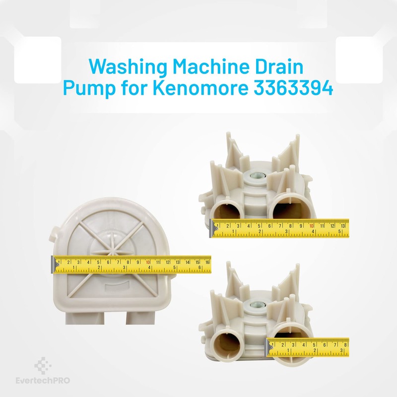 3363394 Washer Pump Replacement for Whirlpool WP3363394