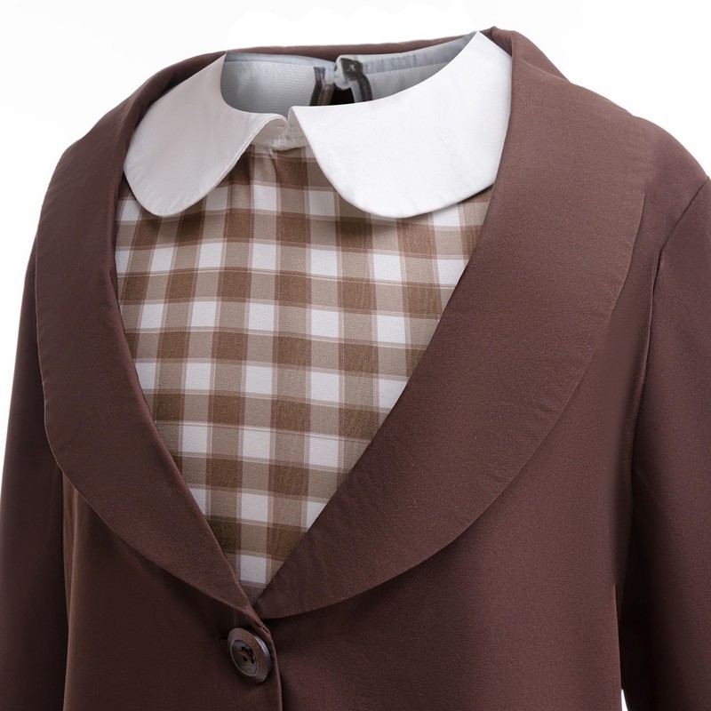 Coolproud American Historical Figures Rosa Parks Costume includes coat dress