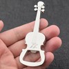 Musician Guitar Silver Bottle Opener
