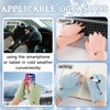 Bodvera Winter Fingerless Gloves Mittens for Women Warm Knitted Gloves
