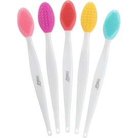 Silicone Lip Brush Exfoliator, Compact Lightweight Accessory for Travel and Daily Use - MSQ 5 Lip Scrub Brush