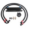 Universal 10 Row Oil Cooler Kit, 10AN Transmission Engine Cooler