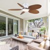 Kviflon Ceiling Fans with Lights and Remote/APP Control, 45 Inch