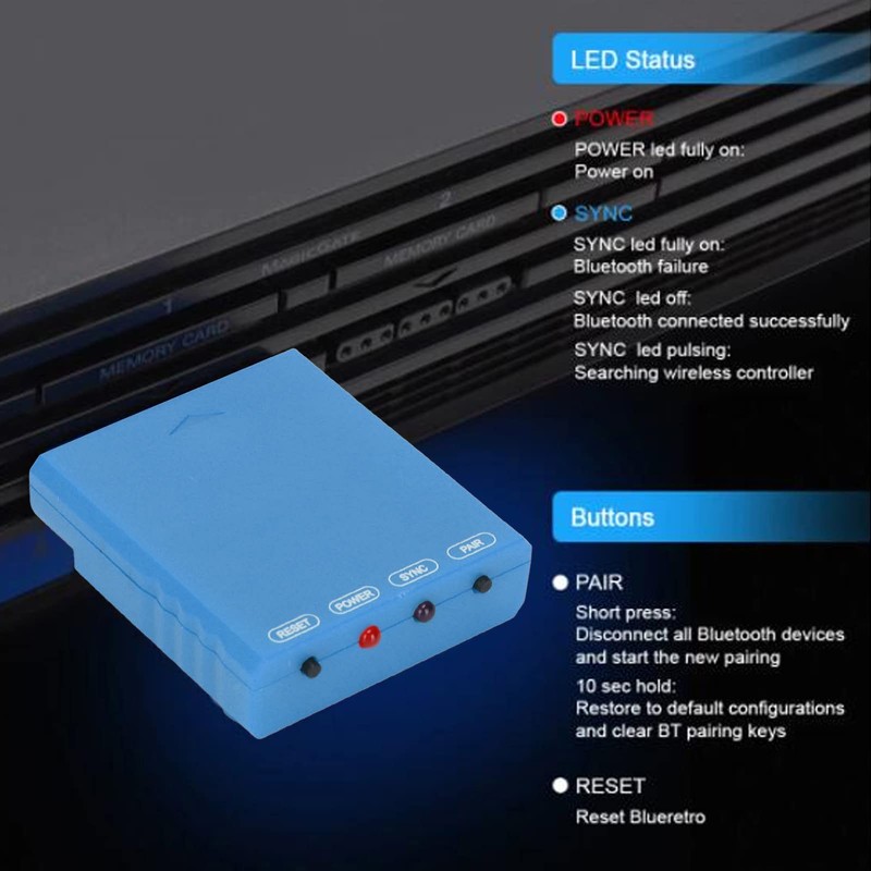 Multiplayer Controller Adapter, for PS1 and for PS2 Consoles with
