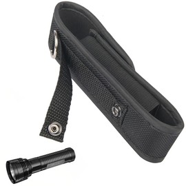 AFCJLTO 170cm*40mm Taschenlampe Holster, Taschenlampen Tasche für Ausflüge, Nylon Taschenlampe Halter Abdeckung, Taktische Taschenlampenholster,Molle LED Taschenlampen Holster für Camping Wandern