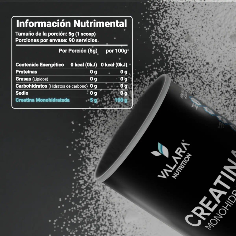 Creatina Monohidratada Micronizada Polvo Alta Pureza Certificada Scoop Dosificador Creatine