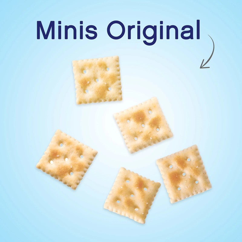 Premium Pack of 6 Premium Mini Saltine Crackers 11oz Light