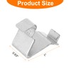 sourcing map 16pcs Cabinet Shelf Clips Steel Adjustable Shelf Bracket