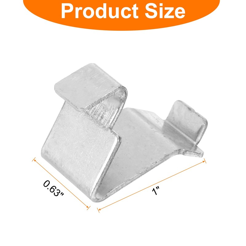 sourcing map 16pcs Cabinet Shelf Clips Steel Adjustable Shelf Bracket