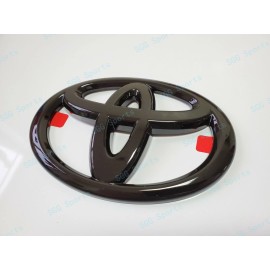 Toyota OEM Gloss Black Toyota Logo OVERLAY emblem for HYBRID Camry Highlander Sienna Prius