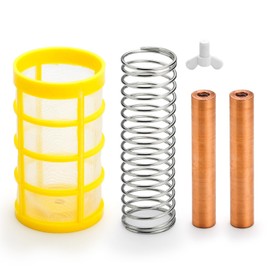 AIRTHEREAL Solar Pool Ionizer Replacement Copper Anode and Basket Screen, Reduces Chlorine Algae Purifier Pool