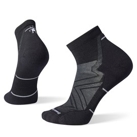 Smartwool, Unisex Run Targeted Cushion Ankle Socks, Black, XL