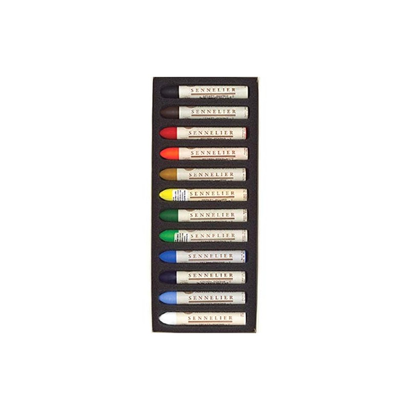 SENNELIER OIL PASTEL Set of 12 Introductory Colours