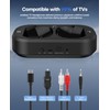 Ensemble-TV Wireless Headphones with LED Display, Bluetooth V5.3, No Lip-Sync