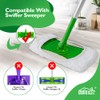 HOMEXCEL Reusable Microfiber Mop Pads Compatible with Swiffer Sweeper-Washable Wet