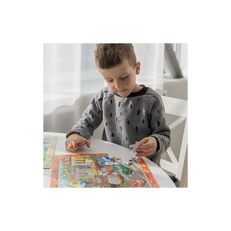 Dodo D300370 Eductional On The Road Observation Puzzle 80 Pieces,