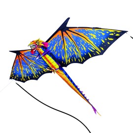 3D Nylon Dragon Kite with 80" Wingspan (6 ft 8 in) by AmaZing Kites