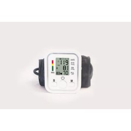 Monitor de Presión Arterial | Baumanómetro de Brazo con Alimentación USB o Pilas | Color Blanco