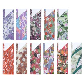 Daikoku Industry 104726 Chopsticks Bags, Yuzen, 11 Patterns Assortment, 1.4 x 3.8 inches (3.5 x 9.7 cm), Commercial Use, Pack of 500
