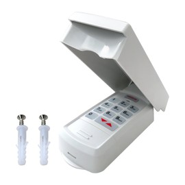 Garage Door Opener Wireless Keyless Keypad Replacement Fit for Linear Moore-O-Matic: 310 MHz,8 Switch / 2 Position Dip Switch and Fit for Overhead Door: 390 MHz,9 Switch / 3 Position Dip Switch