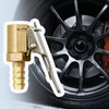 D.B.J 2pcs 6mm Car Air Pump Thread Nozzle Adapter Tire