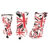 3Pcs Golf Club Head Cover Oxford Cloth British Flag Golf
