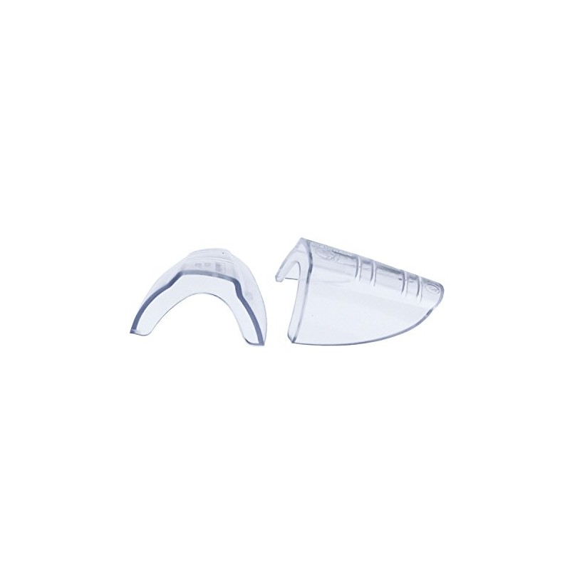 H.L. Bouton Slip-On Sideshields for safety glasses, Clear Flexible, One
