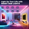 Realky LED Strip LED Streifen 15m mit Fernbedienung&App&Musik Sync,Bluetooth RGB
