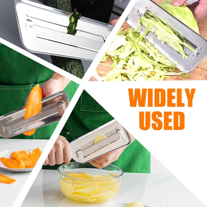 2 Pack Cabbage Chopper Shredder, Cabbage Slicer for Coleslaw, Stainless