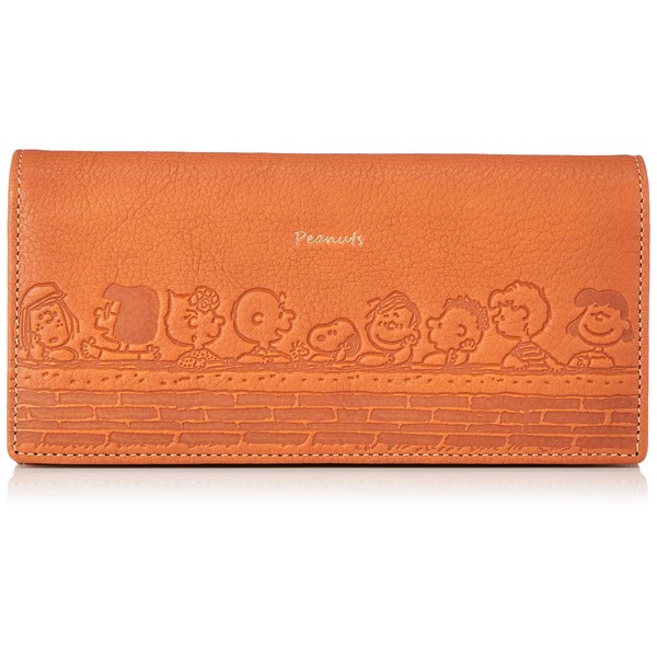 Peanuts Snoopy No.73261 Women's Men's, Genuine Leather, Cowhide Leather, Zipper,