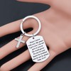 Gzrlyf Bible Verse Keychain John 14:27 Peace I Leave with