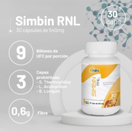 Simbin Rnl Probióticos 30 Cápsulas Nin