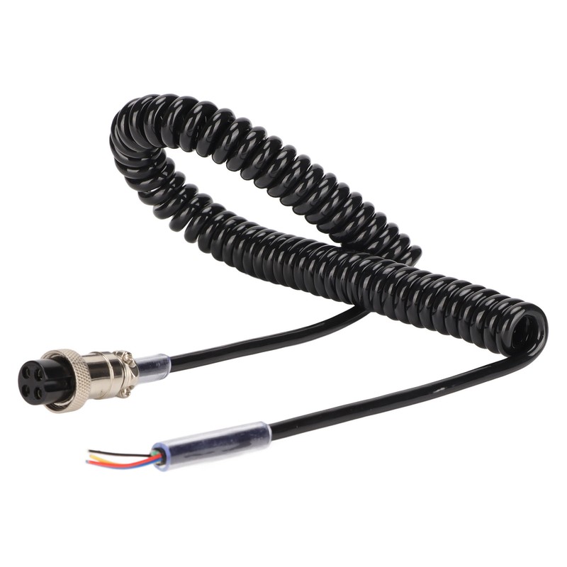 Radio Microphone Cable Replacement Female Hand Mic Cord with Prewired