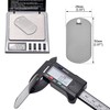 Paialco Stainless Steel Military Dog ID Tags, 12pcs