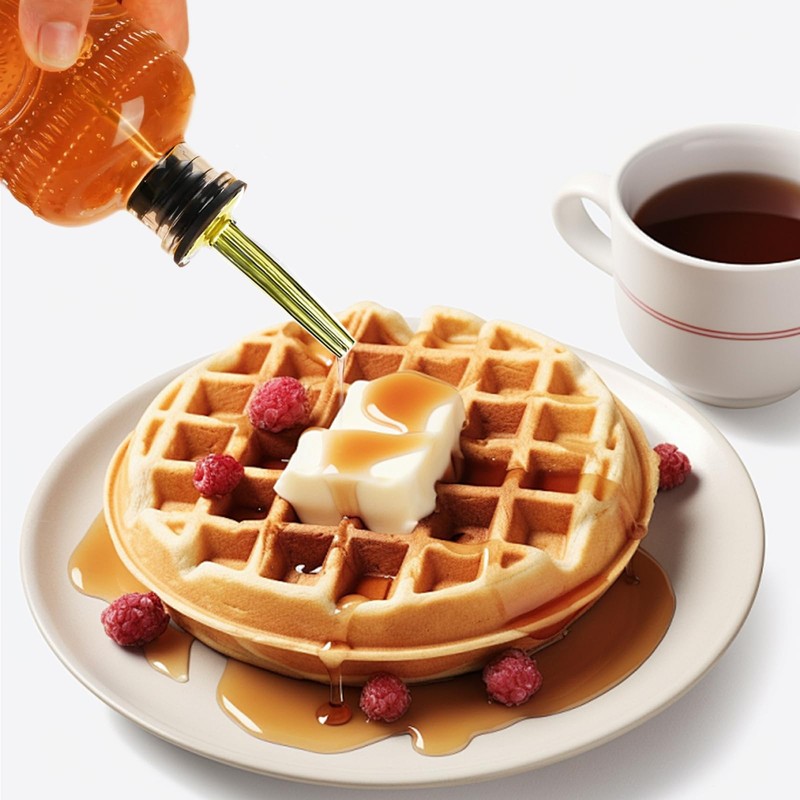 Aimery Coffee Syrup Dispenser Bottles Set - 3 Pack Simple