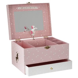 Music Box Unicorn Height 14 cm Pink Atmosphera Créateur d'intérieur