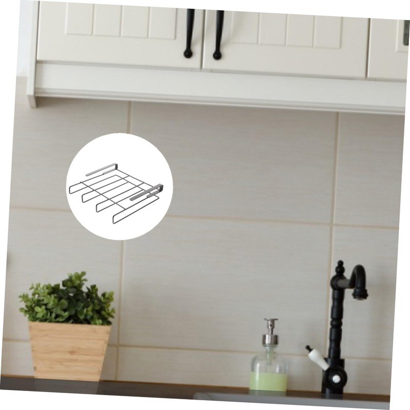 ULTECHNOVO Stainless Steel Cutting Board Storage Holder Punching Kitchen Organizer