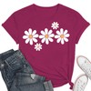 Daisy Shirts for Women Flower Graphics Tee Shirt Wildflower Lover