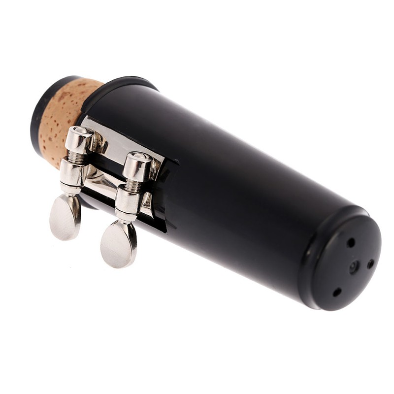Clarinet Clarionet Mouthpiece Plastic with Cap Metal Buckle Reed