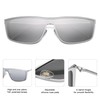 SOJOS Trendy Y2k Polarized Sunglasses for Women Men Metal Frame