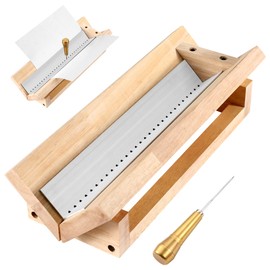 Bookbinding Punching Cradle Set, Includes Dual-Use Piercing Guide, with a Copper Awl - Signature Holes Punch for Books Cover, Journal, Mini Albums, Notebooks DIY Crafts, Easy to Use Guide