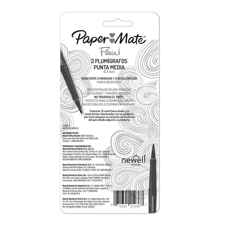 Paper Mate Rotuladores Flair TJX3 Básicos UF