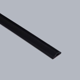 Bathroom Foldable Block water Stopper sealing strip shower threshold dam Self-adhesive silicone shower barrier (72 Inch-BK)