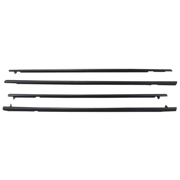 4PCS Weatherstrip Window Moulding Trim Seal Compatible with Honda Civic